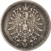 Coin, GERMANY - EMPIRE, Wilhelm I, 20 Pfennig, 1876, Stuttgart, AU(50-53)