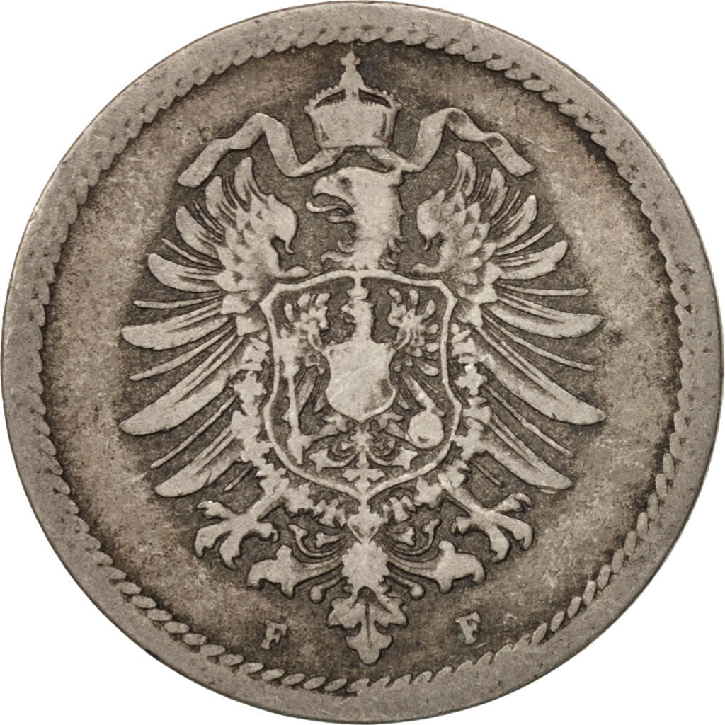Coin, GERMANY - EMPIRE, Wilhelm I, 5 Pfennig, 1875, Stuttgart, EF(40-45)