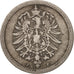 Coin, GERMANY - EMPIRE, Wilhelm I, 5 Pfennig, 1875, Stuttgart, EF(40-45)