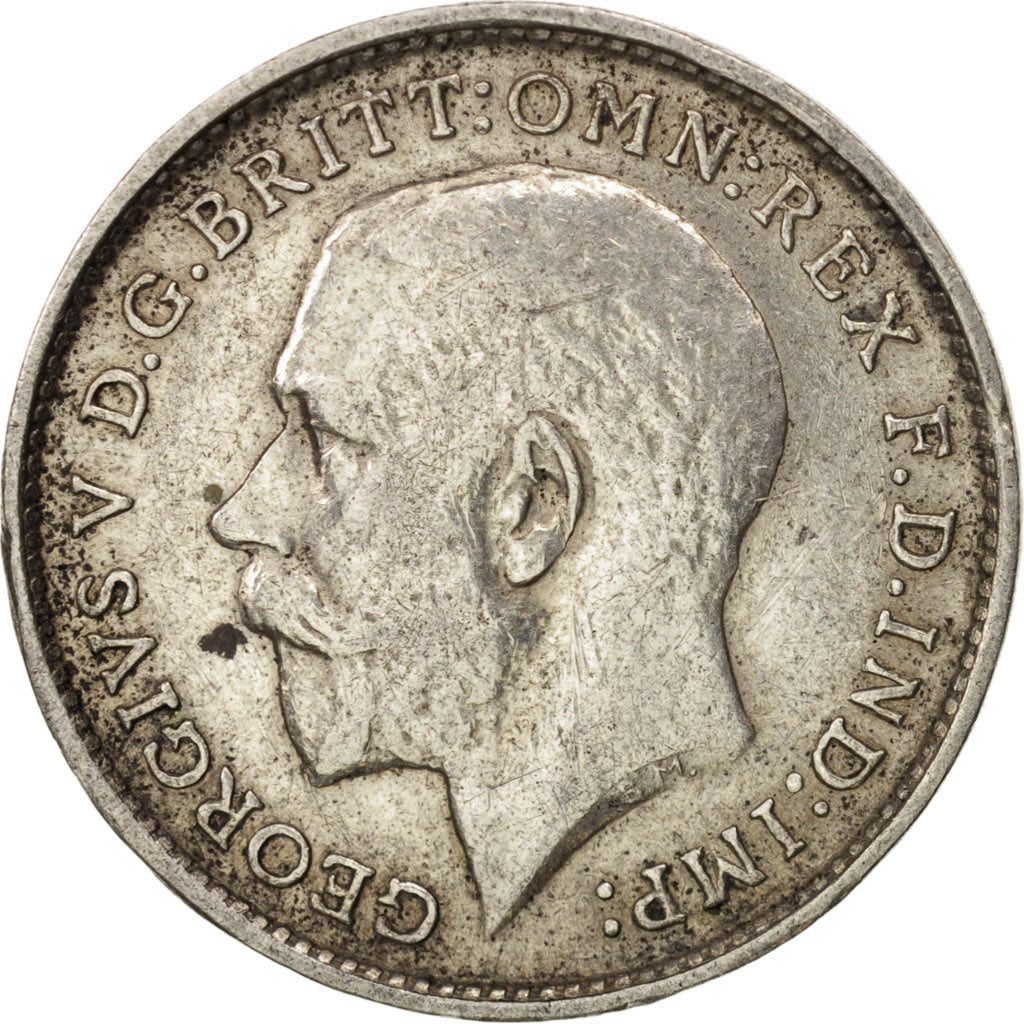 Coin, Great Britain, George V, 3 Pence, 1912, AU(50-53), Silver, KM:813
