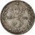 Moneta, Wielka Brytania, George V, 3 Pence, 1918, EF(40-45), Srebro, KM:813