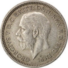Coin, Great Britain, George V, 3 Pence, 1936, AU(55-58), Silver, KM:827