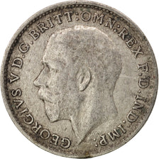 Great Britain, George V, 3 Pence, 1921, EF(40-45), Silver, KM:813a