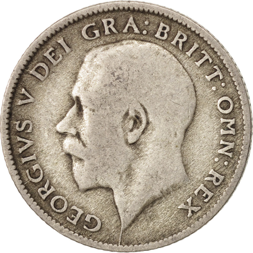Great Britain, George V, 6 Pence, 1920, VF(20-25), Silver, KM:815
