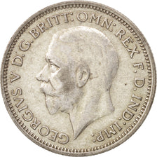 Coin, Great Britain, George V, 6 Pence, 1936, AU(50-53), Silver, KM:832