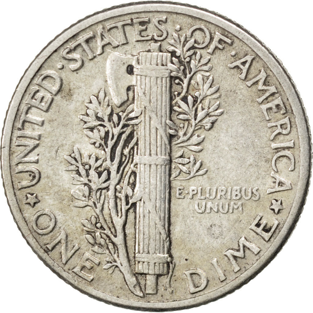 Coin, United States, Mercury Dime, Dime, 1941, U.S. Mint, Dahlonega, EF(40-45)