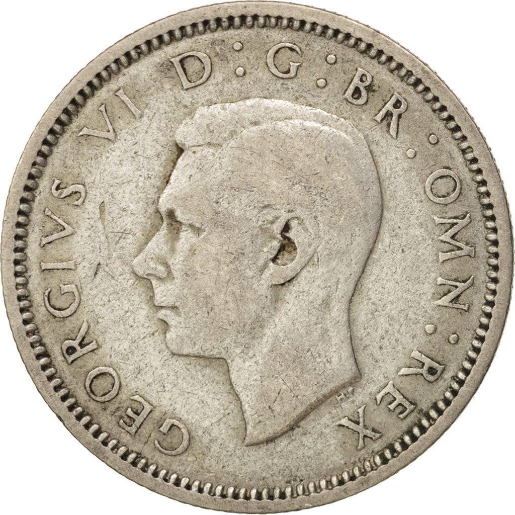 Great Britain, George VI, 6 Pence, 1939, EF(40-45), Silver, KM:852