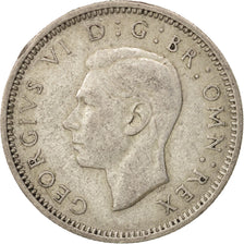 Coin, Great Britain, George VI, 6 Pence, 1940, AU(50-53), Silver, KM:852