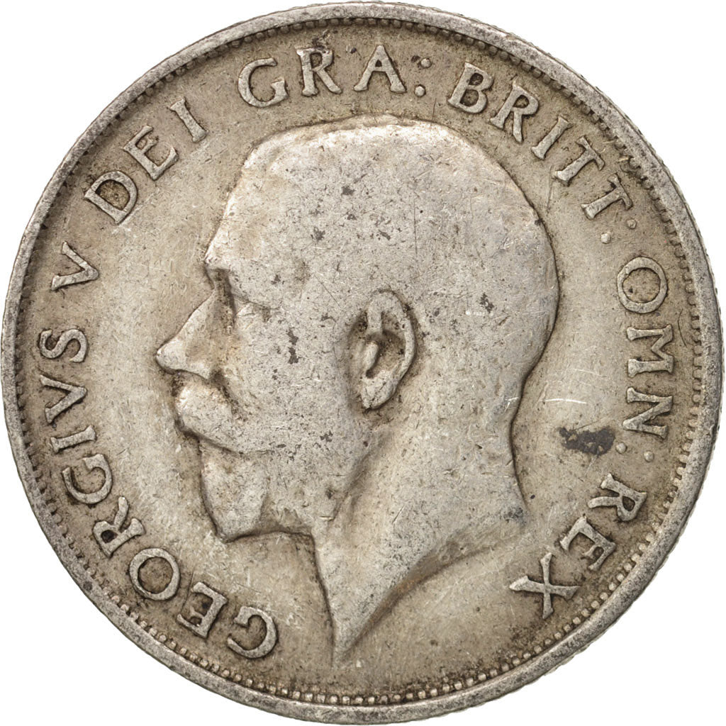 Coin, Great Britain, George V, Shilling, 1914, VF(30-35), Silver, KM:816