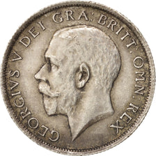 Great Britain, George V, Shilling, 1917, AU(50-53), Silver, KM:816