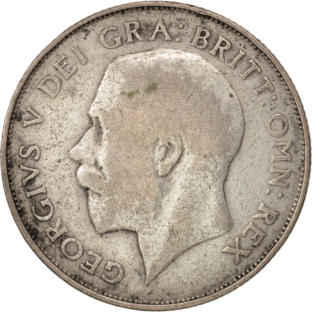 Great Britain, George V, Shilling, 1924, VF(20-25), Silver, KM:816a