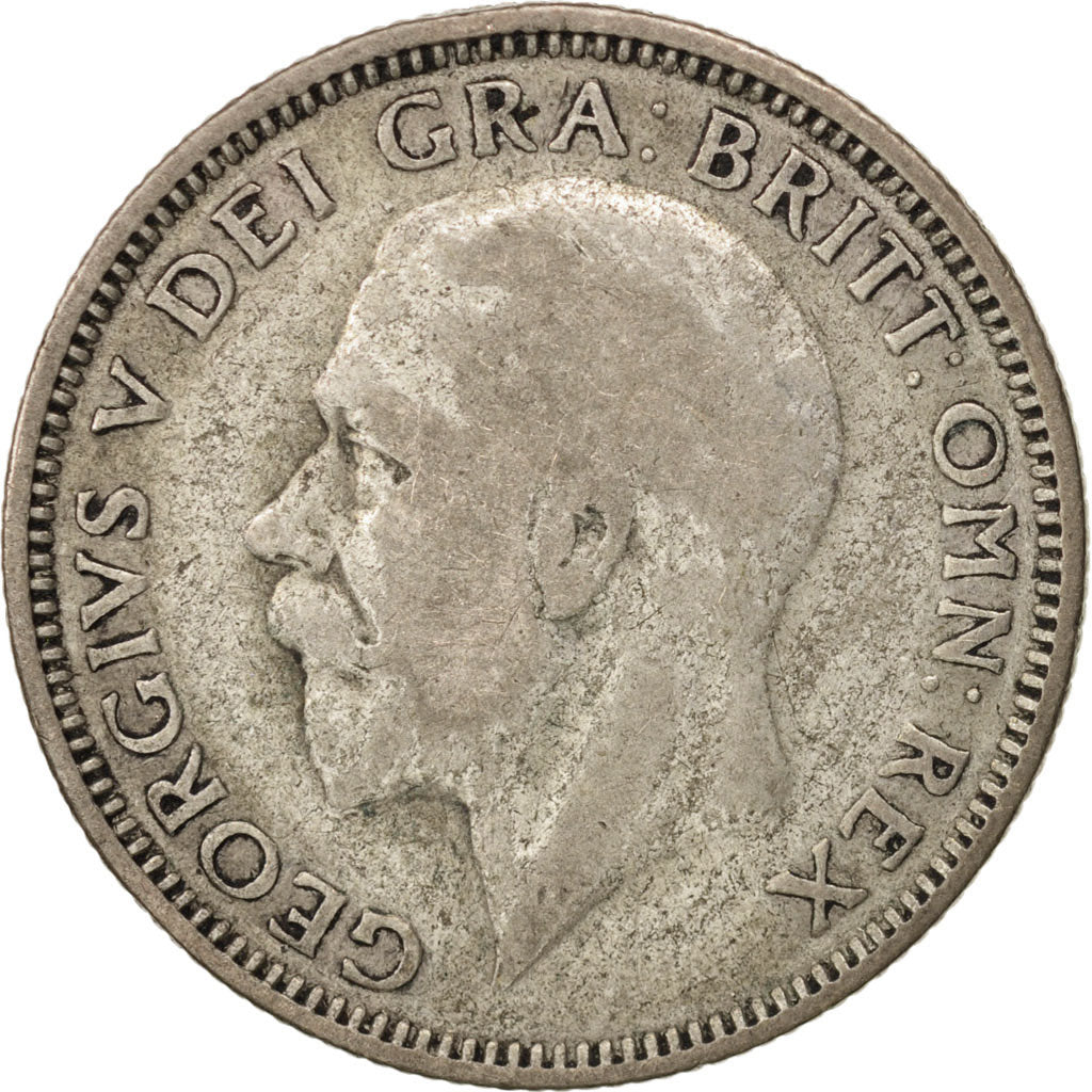Great Britain, George V, Shilling, 1926, F(12-15), Silver, KM:816a