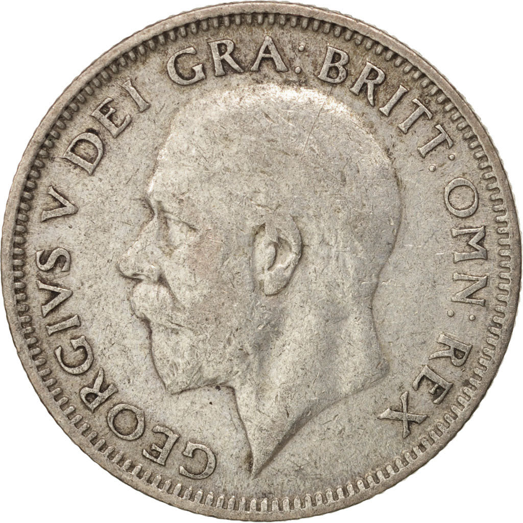 Großbritannien, George V, Shilling, 1927, EF(40-45), Silver, KM:829