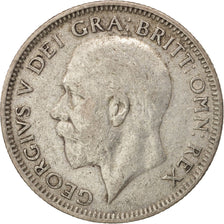 Großbritannien, George V, Shilling, 1927, EF(40-45), Silver, KM:829