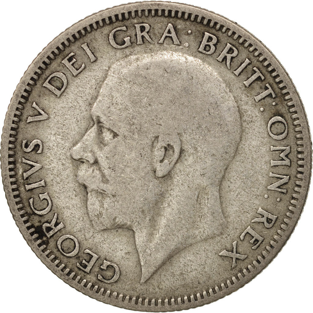 Great Britain, George V, Shilling, 1928, VF(30-35), Silver, KM:833