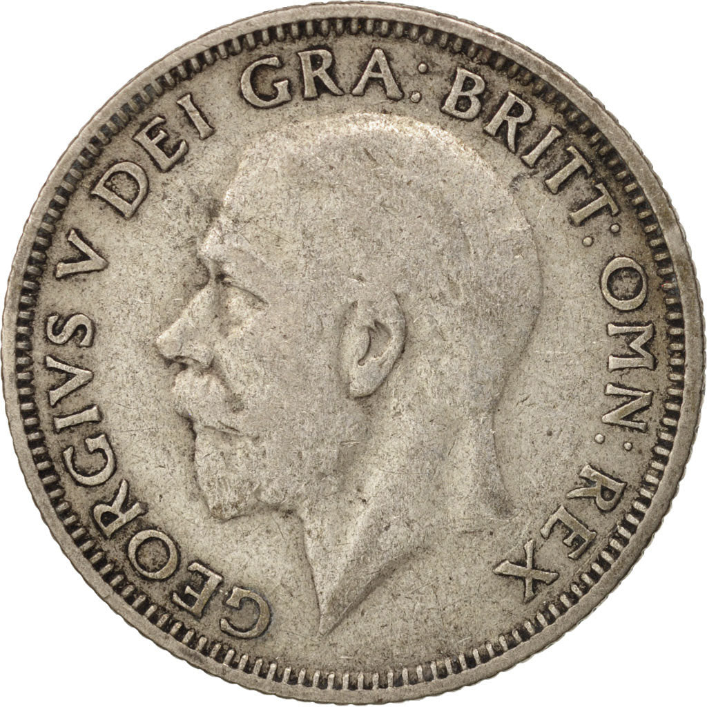 Coin, Great Britain, George V, Shilling, 1932, EF(40-45), Silver, KM:833