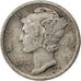 UNITED STATES, Mercury Dime, Dime, 1918, U.S. Mint, KM #140, EF(40-45), Silver,.