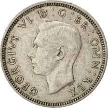 Coin, Great Britain, George VI, Shilling, 1942, AU(50-53), Silver, KM:854