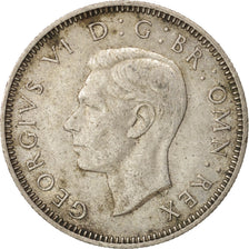 Great Britain, George VI, Shilling, 1946, AU(50-53), Silver, KM:854