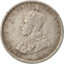 Australia, George V, Shilling, 1917, EF(40-45), Silver, KM:26