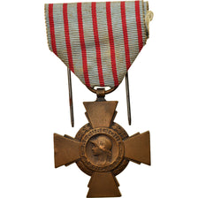 France, Croix du Combattant, Medal, 1939-1945, Very Good Quality, Bronze, 36