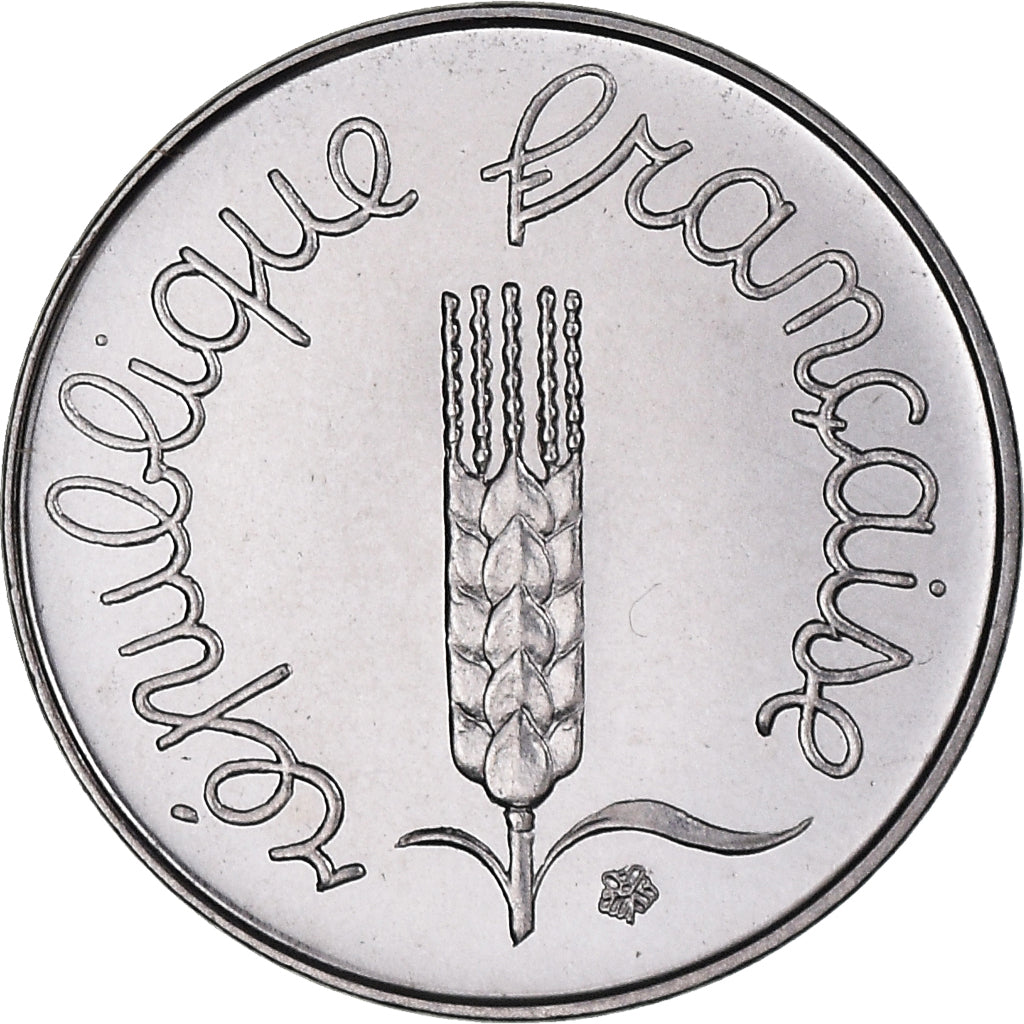 Coin, France, Épi, Centime, 1975, Paris, FDC, MS(65-70), Stainless Steel