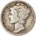 Coin, United States, Mercury Dime, Dime, 1917, U.S. Mint, San Francisco