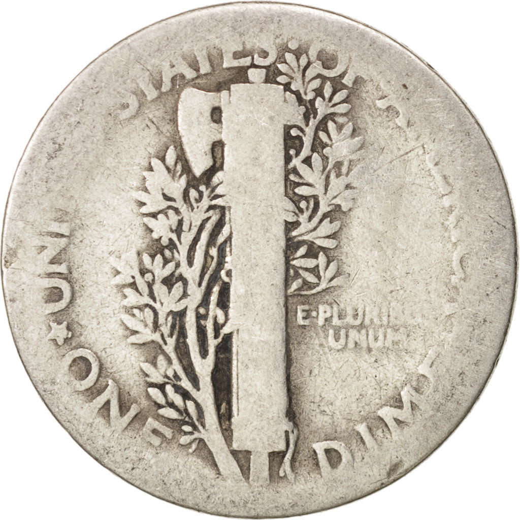 Münze, Vereinigte Staaten, Mercury Dime, Dime, 1917, U.S. Mint, Philadelphia