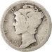 Coin, United States, Mercury Dime, Dime, 1918, U.S. Mint, San Francisco