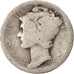 United States, Mercury Dime, Dime, 1920, U.S. Mint, Philadelphia, G(4-6)