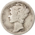 United States, Mercury Dime, Dime, 1923, U.S. Mint, San Francisco, F(12-15)