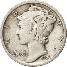 United States, Mercury Dime, Dime, 1923, U.S. Mint, Philadelphia, VF(30-35)