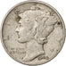 Coin, United States, Mercury Dime, Dime, 1942, U.S. Mint, Philadelphia