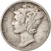 Coin, United States, Mercury Dime, Dime, 1943, U.S. Mint, Philadelphia
