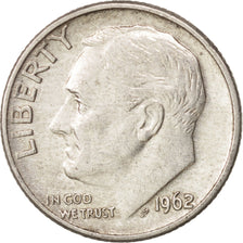 Monnaie, États-Unis, Roosevelt Dime, Dime, 1962, U.S. Mint, Denver, SUP