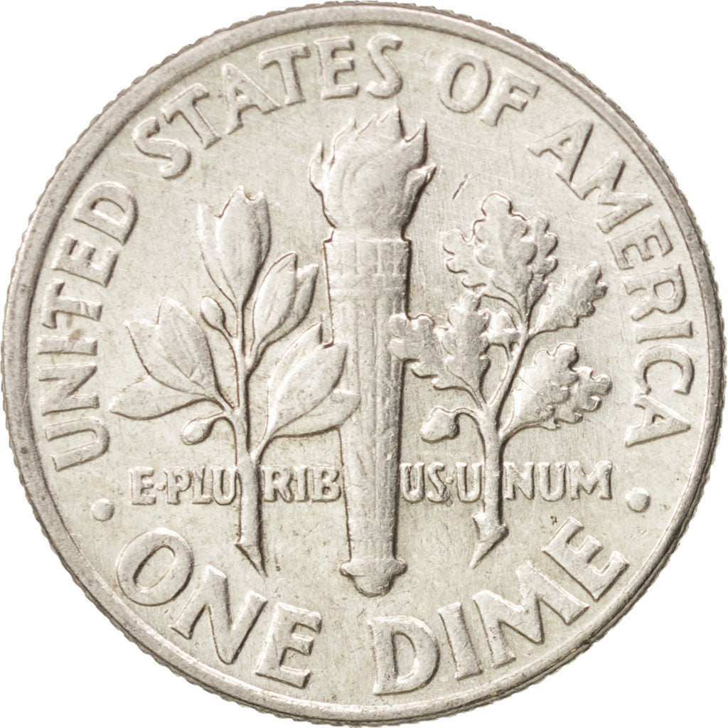 Coin, United States, Roosevelt Dime, Dime, 1964, U.S. Mint, Philadelphia