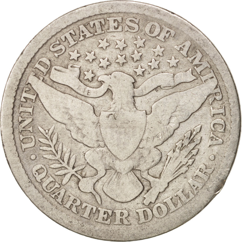 United States, Barber Quarter, Quarter, 1894, U.S. Mint, Philadelphia