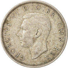 Gran Bretagna, George VI, 1/2 Crown, 1941, MB+, Argento, KM:856