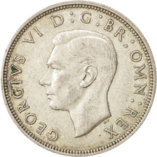 Munten, Groot Bretagne, George VI, 1/2 Crown, 1944, ZF, Zilver, KM:856