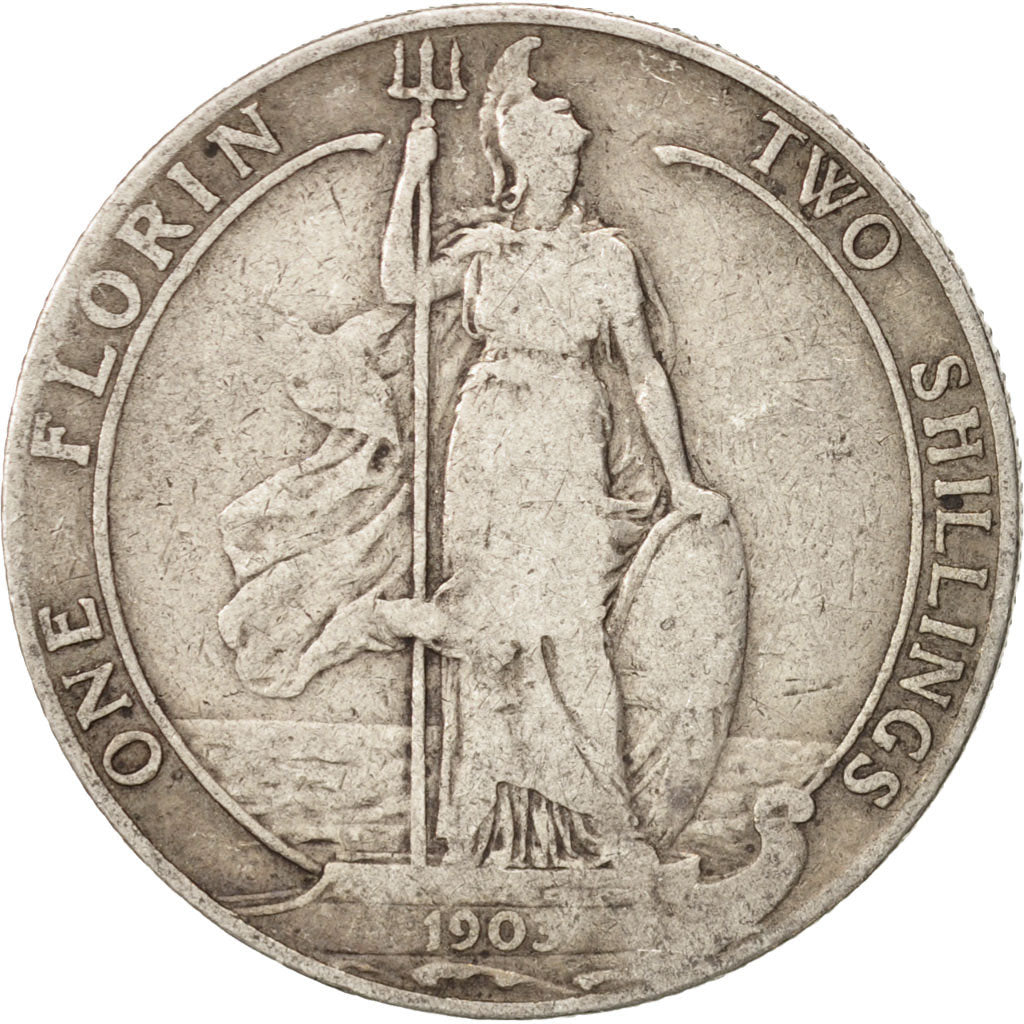 Great Britain, Edward VII, Florin, Two Shillings, 1903, VF(20-25), Silver