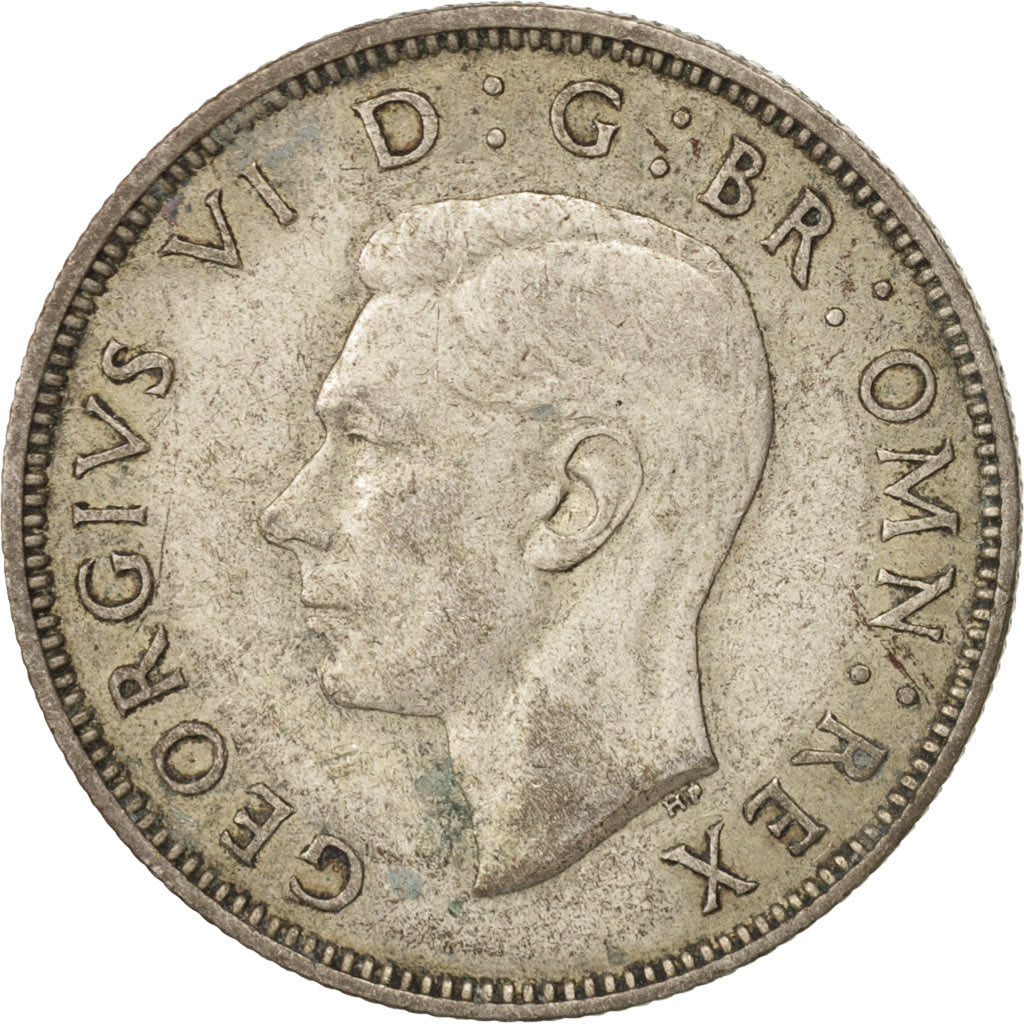 Coin, Great Britain, George VI, Florin, Two Shillings, 1946, EF(40-45), Silver