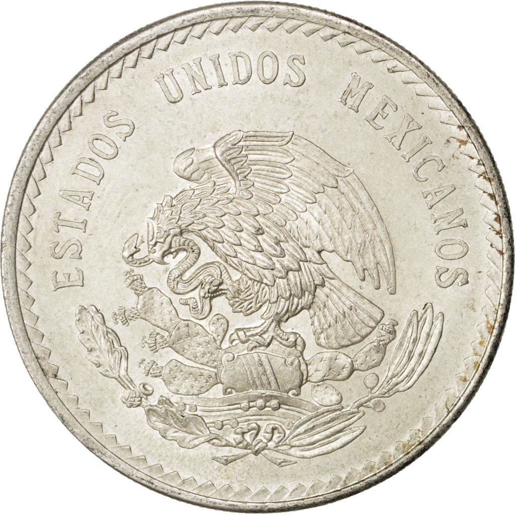 MEXICO, 5 Pesos, 1948, Mexico City, KM #465, MS(60-62), Silver, 40, 30.00