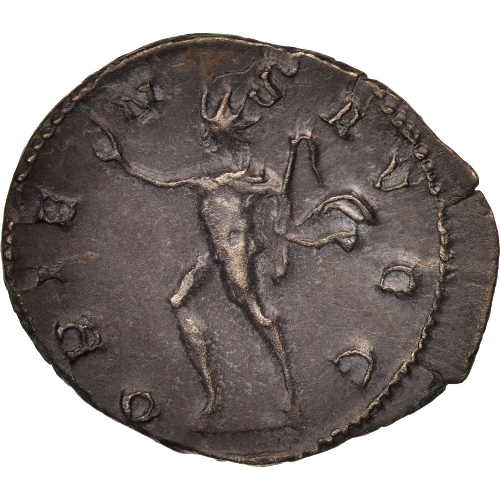 Coin, Valerian I, Antoninianus, 254, Lyons, AU(50-53), Billon, RIC:10