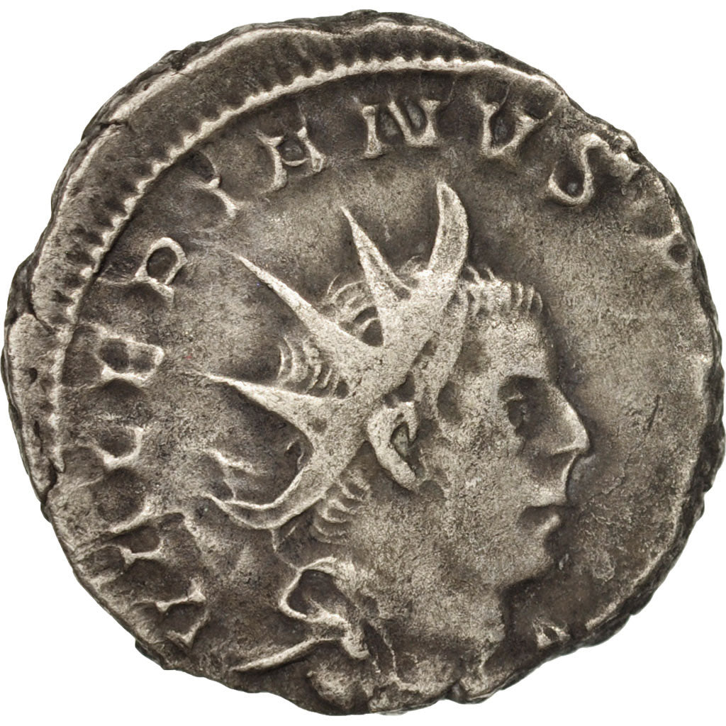 Coin, Valerian I, Antoninianus, 258-259, Lyons, EF(40-45), Billon, RIC:13