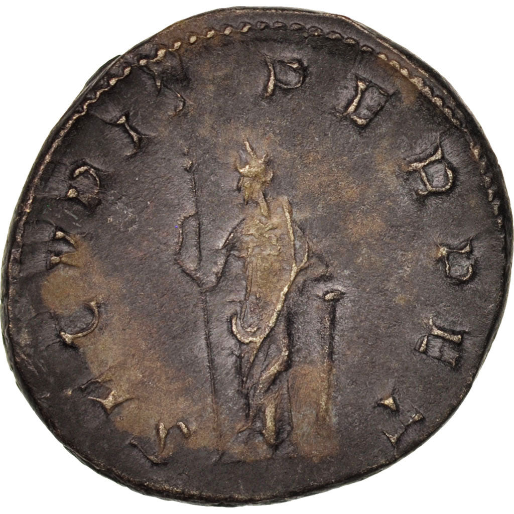 Valerian I, Antoninianus, 256-257, Lyons, AU(50-53), Billon, RIC:17