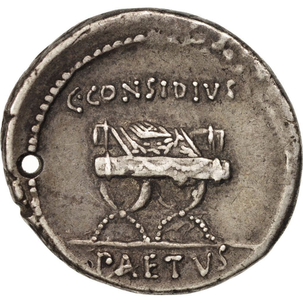 Considia, Denarius, 46 BC, Roma, AU(50-53), Silver
