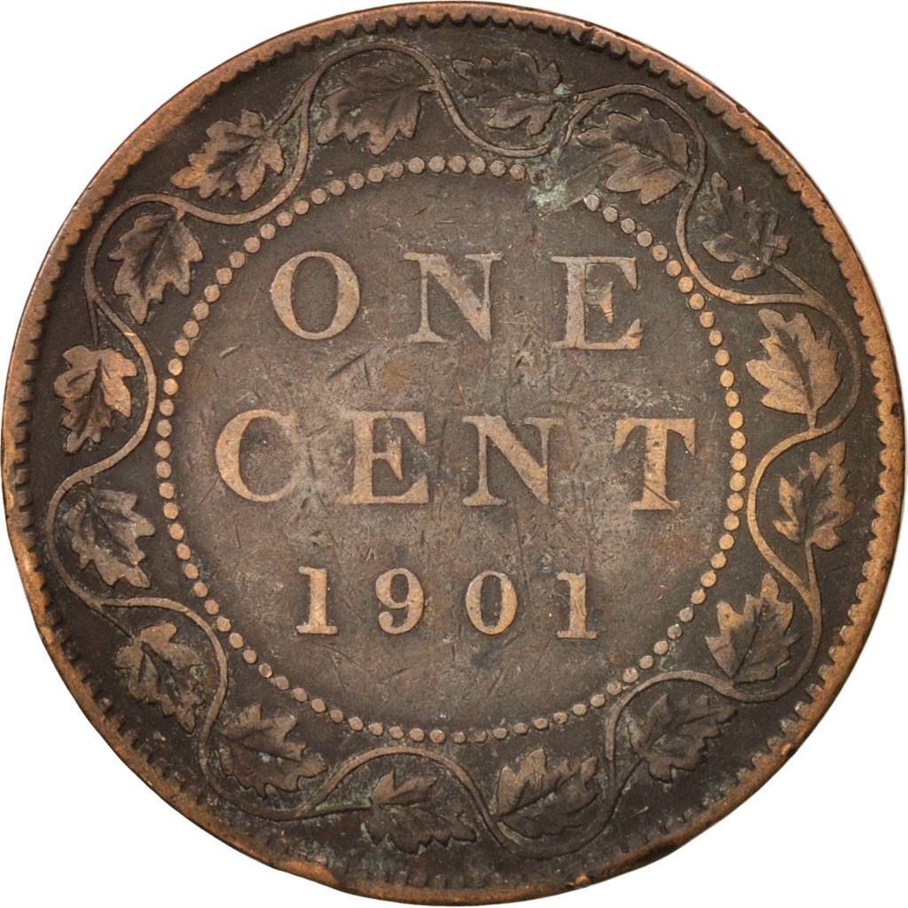 Canada, Victoria, Cent, 1901, Royal Canadian Mint, Ottawa, VF(30-35), Bronze