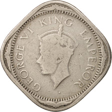 Coin, INDIA-BRITISH, George VI, 2 Annas, 1940, VF(30-35), Copper-nickel, KM:541