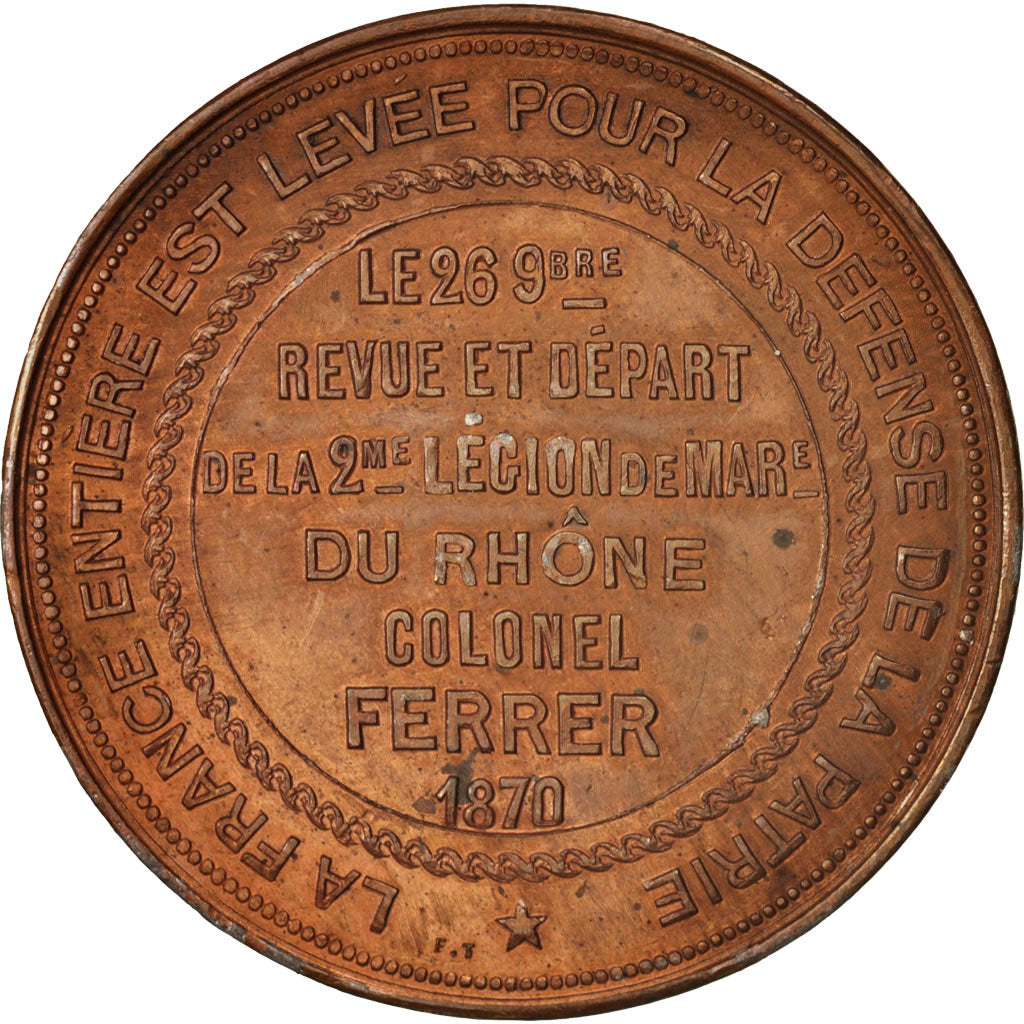 Francia, Medal, La France entière est levée pour la défense de la Patrie