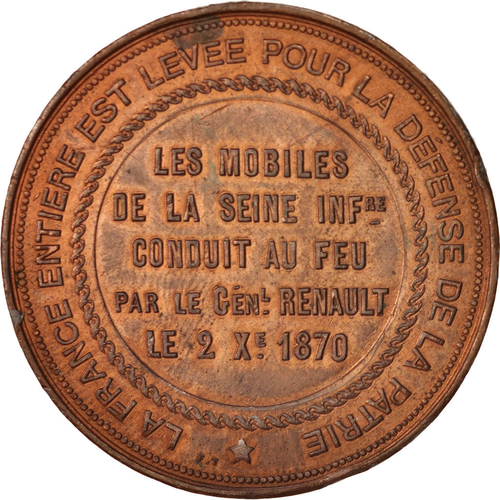 France, Medal, La France entière est levée pour la défense de la Patrie